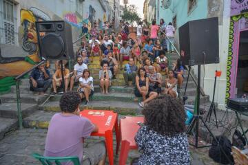 Mesa de conversa Galeria providência 2018. 