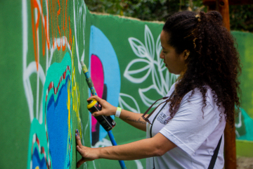 Gabriela Bordô no Levante da Java, Galeria Providência 2022. Foto: Marquinhos.