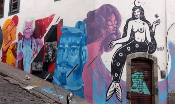 Murais na Ladeira do Livramento. Galeria Providência 2019. 